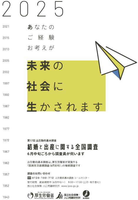 結婚と出産に関する全国調査（出生動向基本調査）|2025年度|東京