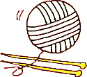 図　毛糸のイラスト