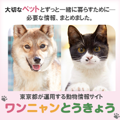 ペットとずっと一緒に暮らすために…最後まで責任を持って飼いましょう
