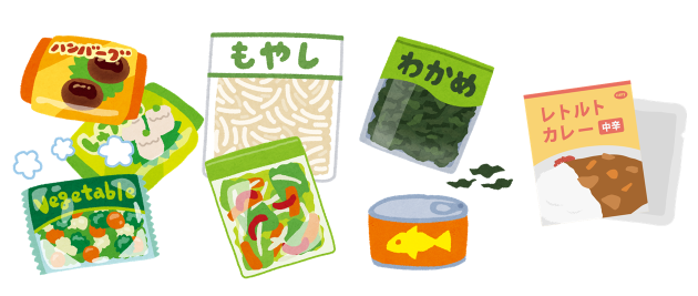 絵　便利な食材