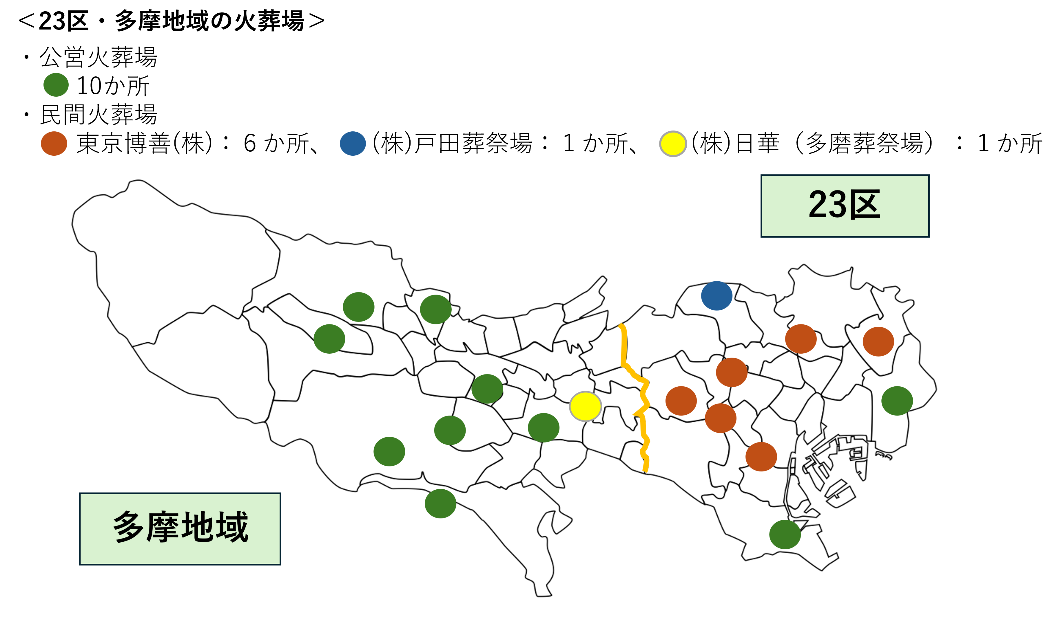 23区・多摩地域の火葬場
