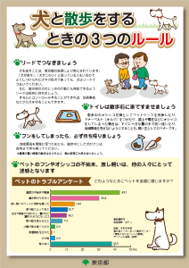 犬と散歩をするとき3つのルール