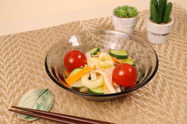 彩りさわやか！野菜とエリンギのマリネの写真
