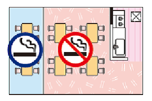 指定たばこ専用喫煙室(図)